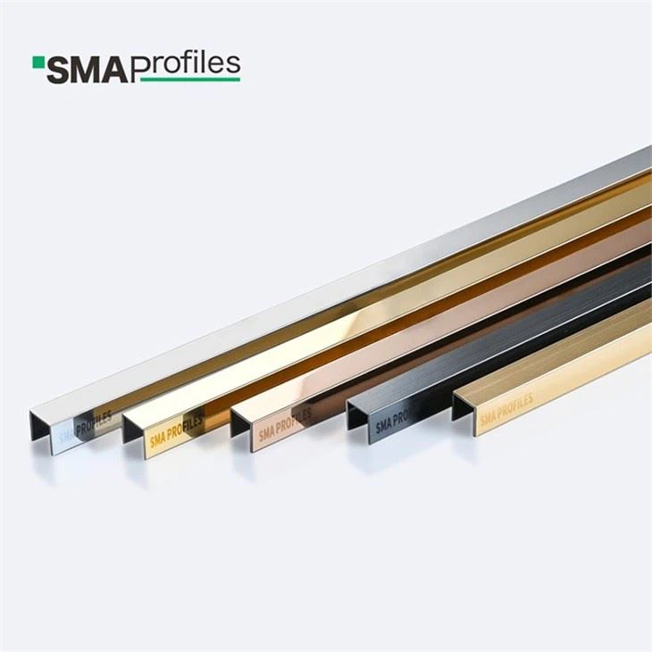 u shaped metal edge trim